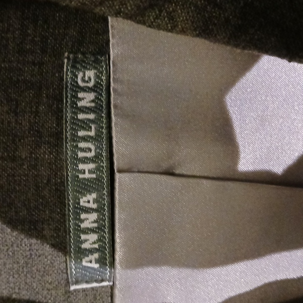 Anna Huling Gray Wool Blazer - image 3